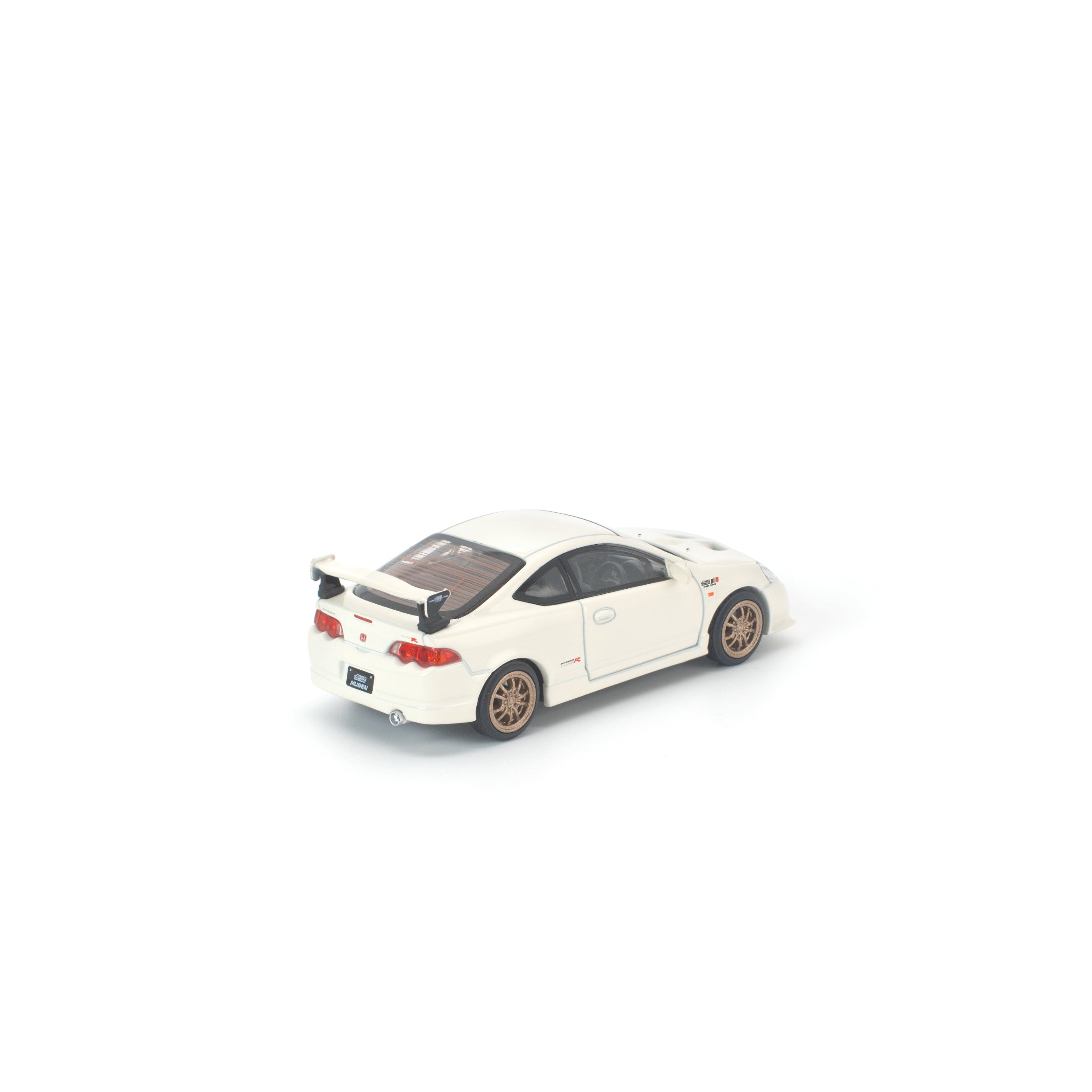 POP RACE 1/64 - HONDA DC5 MUGEN WHITE NEW TOOLING