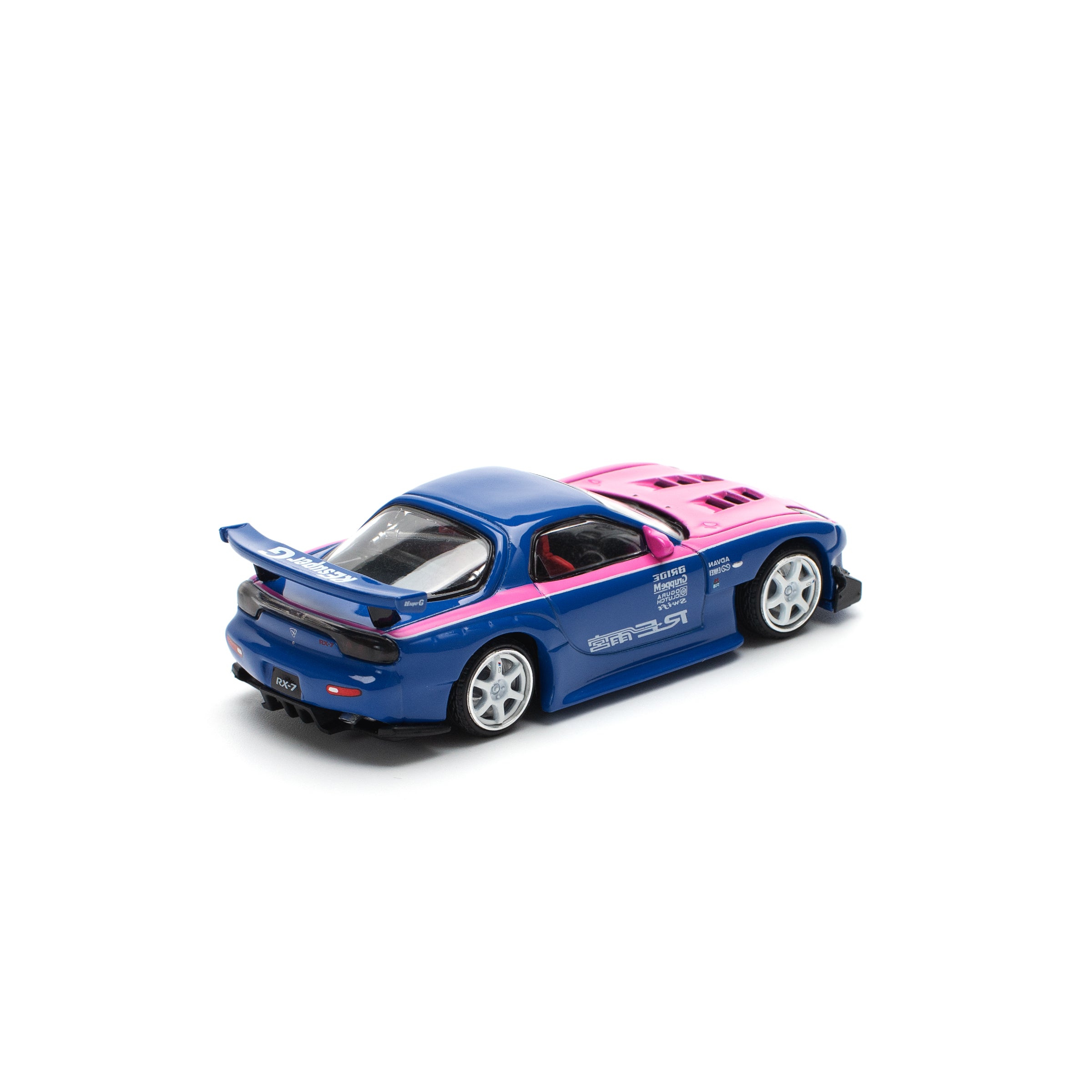 POP Race 1:64 MAZDA RX7 RE-AMEMIYA - BLUE/PINK – RC Cambodia