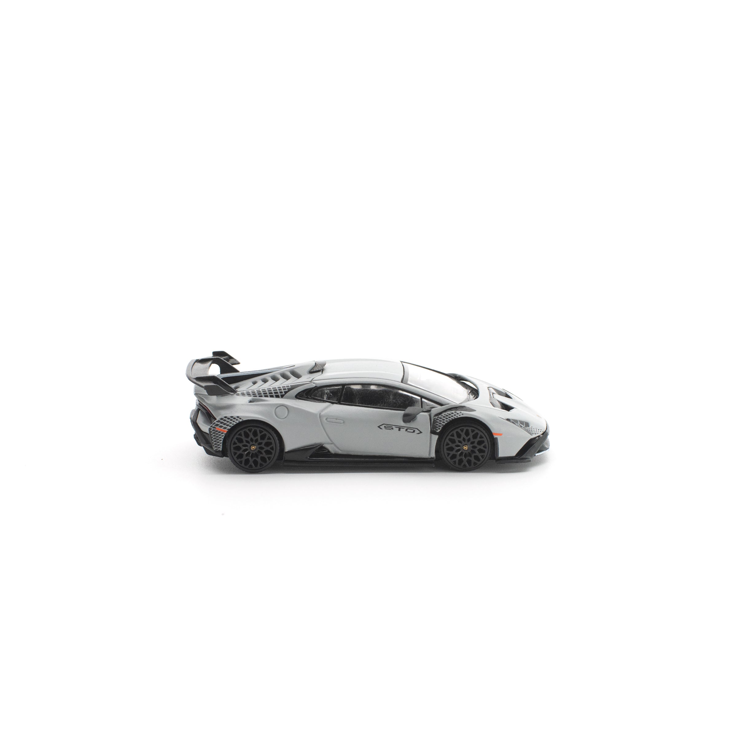 POP RACE 1/64- LAMBORGHINI HURACAN STO GRIGIO ACHESO MATTE