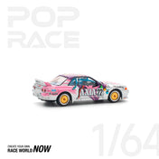 POP RACE 1:64 NISSAN SKYLINE GT-R R32 #22 AXIA GROUP A