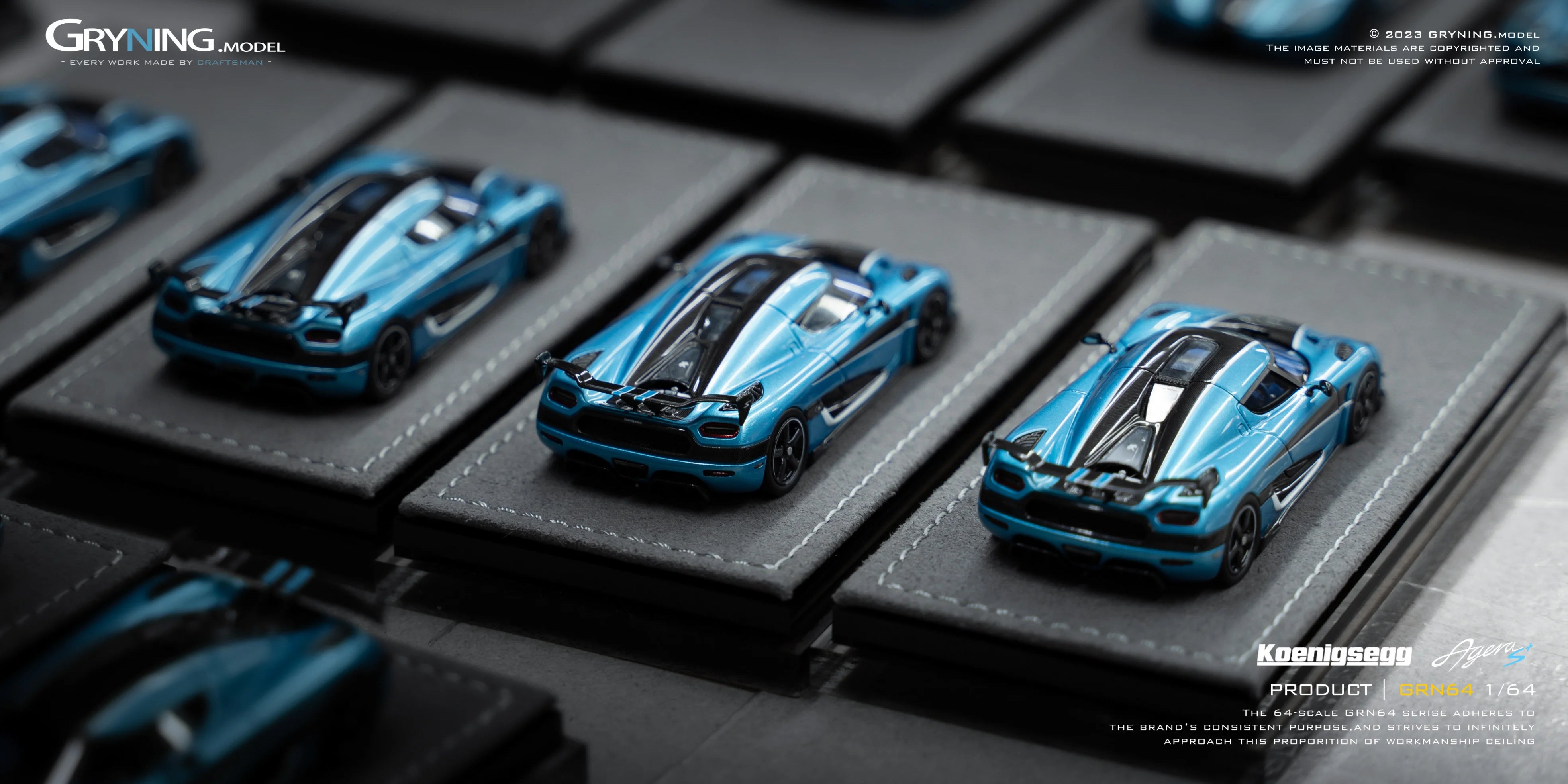 GRYNING.model 1/64 Koenigsegg Agera S+Medusa