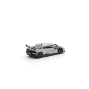 POP RACE 1/64- LAMBORGHINI HURACAN STO GRIGIO ACHESO MATTE