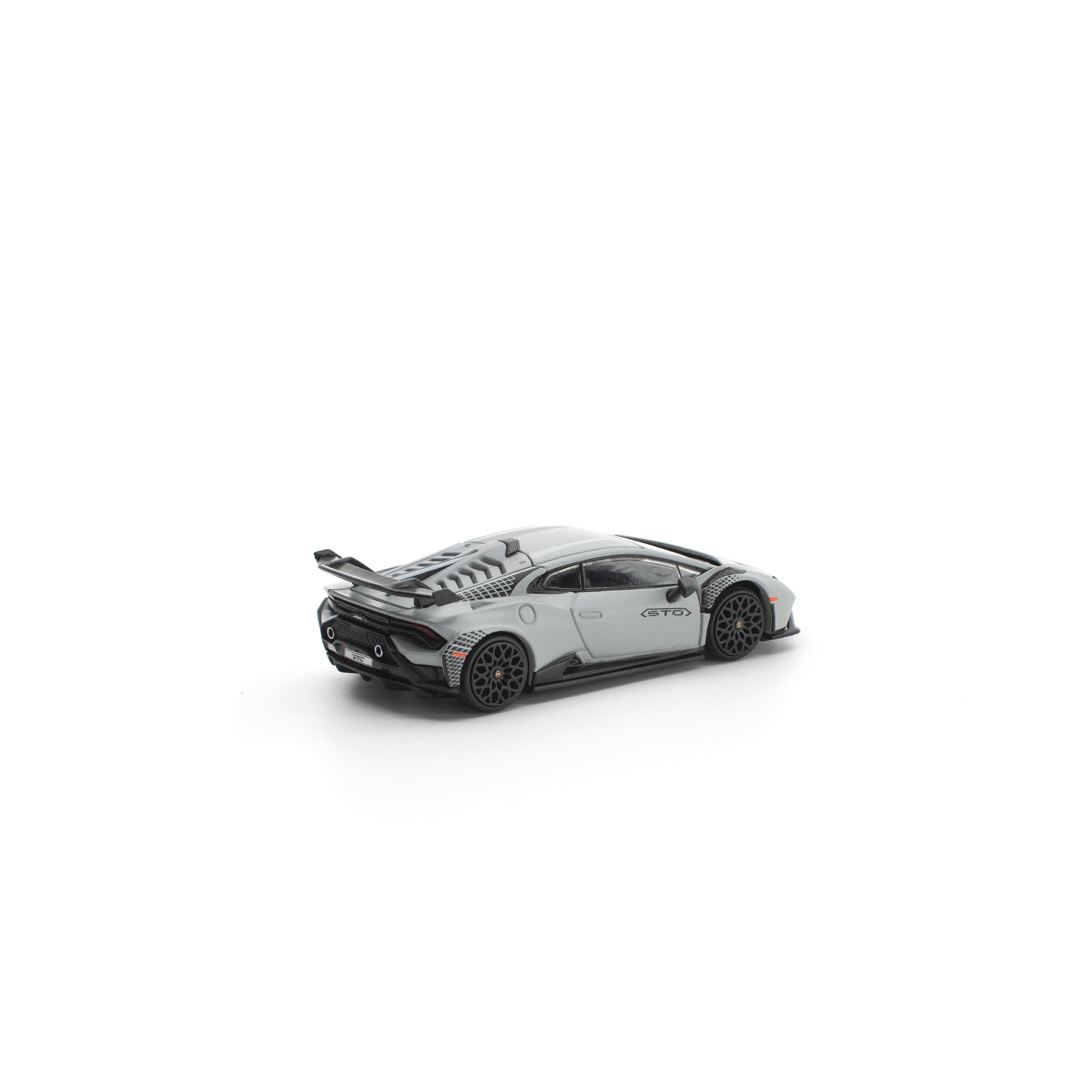 POP RACE 1/64- LAMBORGHINI HURACAN STO GRIGIO ACHESO MATTE