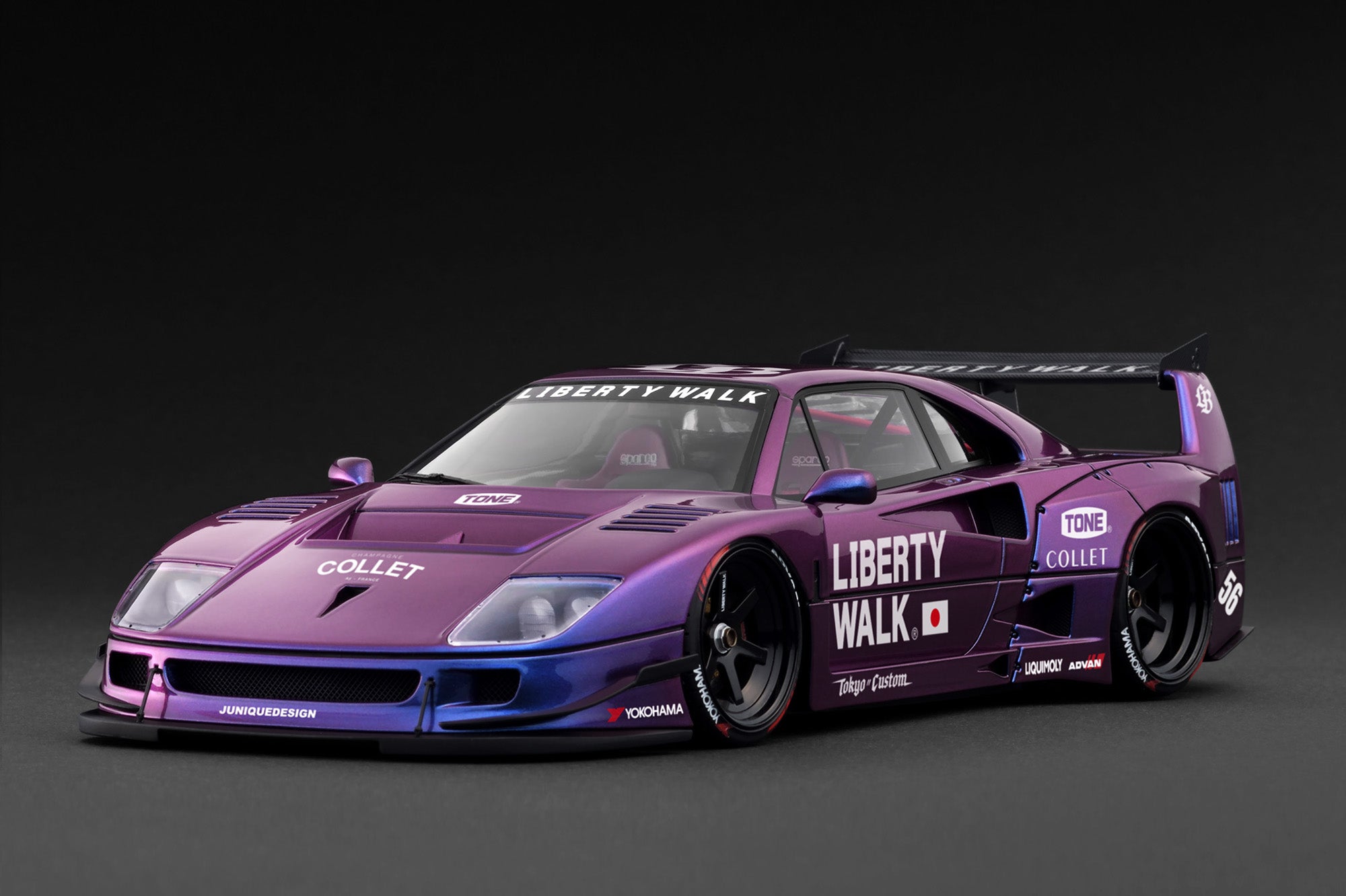 IGNITION MODEL LB-WORKS 40 Purple Metallic IG3790