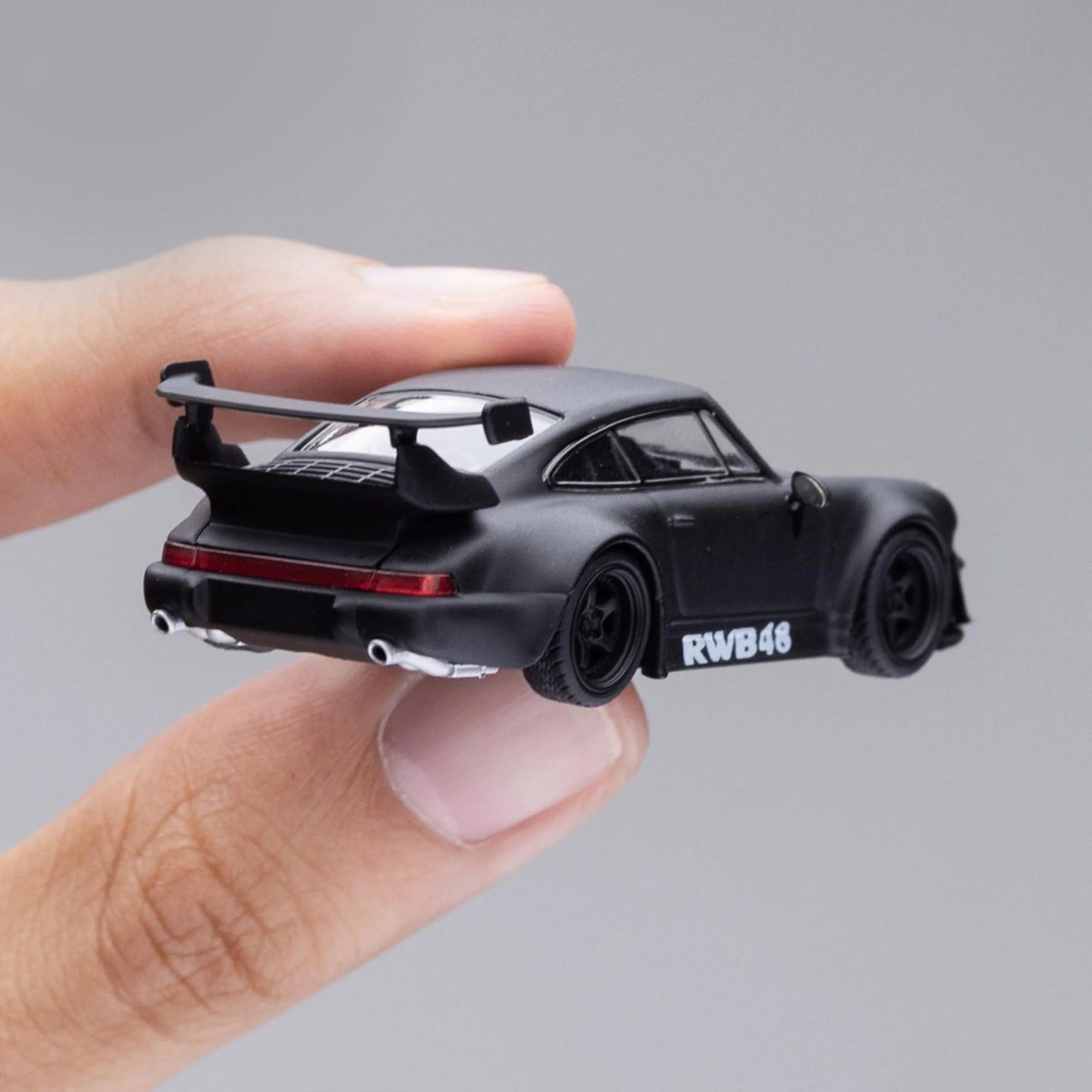DECODE 1:64 PORSCHE 911 WIDEBODY RWB964 MATTE BLACK LIMITED 500PCS