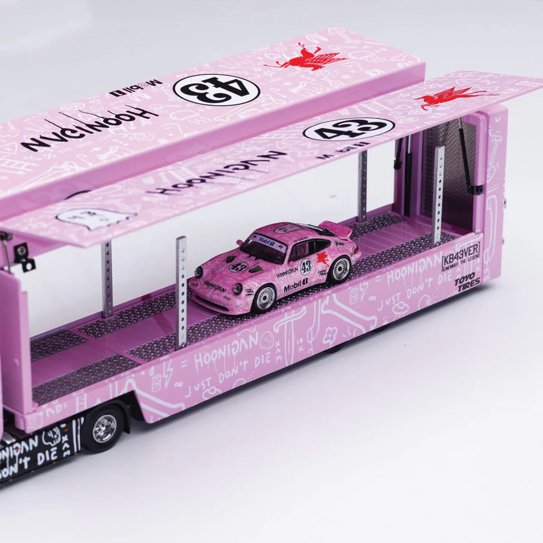 SCANIA SCANIA S730 V8 DOUBLE-LAYER ENCLOSED FLYING WING TRANSPORT VEHICLE MODEL