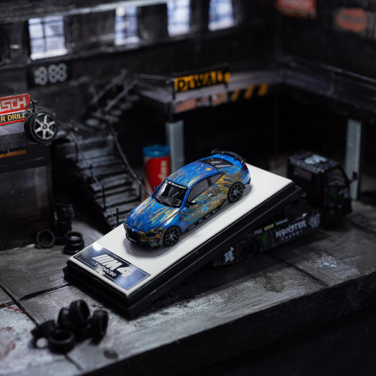 TIMEMICRO BMW M4 ART CAR STR RACING-BLUE