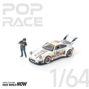 POP RACE 1/64 - RWB 930 APPLE WITH FIGURE