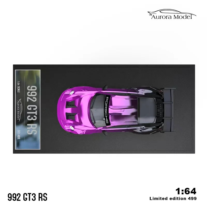 AM AURORA 1:64 PORSCHE 992 GRADIENT ELECTROPLATED