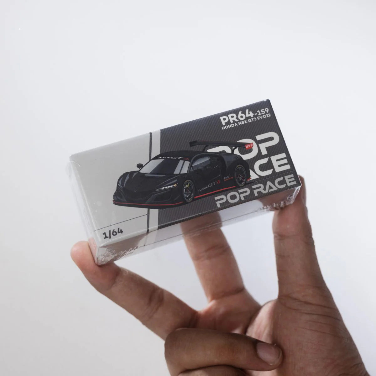 [POP RACE] 1:64 HONDA NSX GT3 EVO22 CARBON EDITION