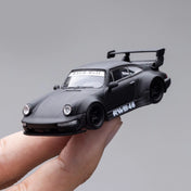 DECODE 1:64 PORSCHE 911 WIDEBODY RWB964 MATTE BLACK LIMITED 500PCS