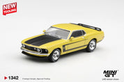 MINIGT 1/64 Ford Mustang Boss 302 1969 Bright Yellow