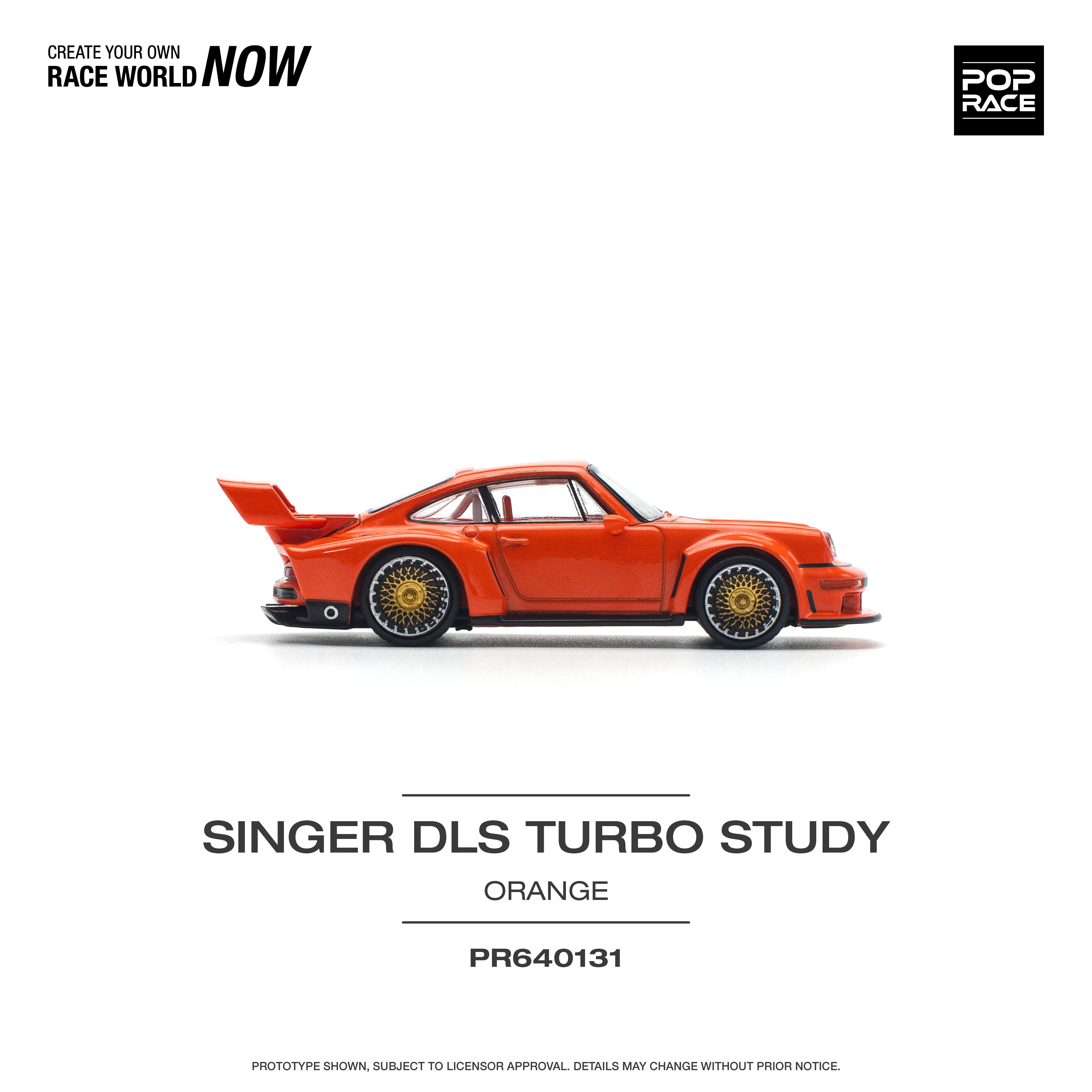 SINGER DLS TURBO (TRACK) ORANGE - POP RACE