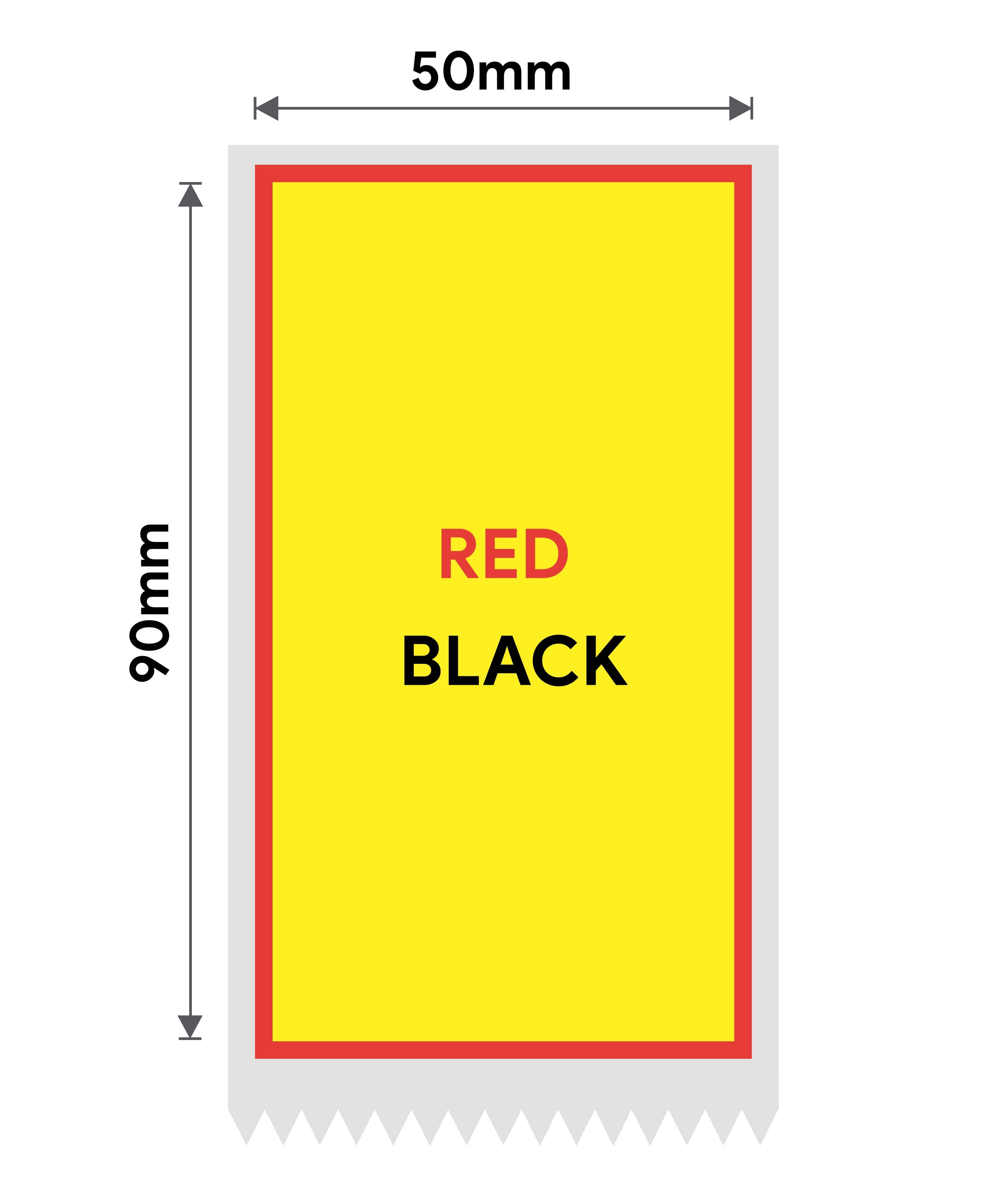 Niimbot 50*90-90 Red & Black only for Pro series