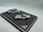 DMY 1/64 Ferrari 250 GTO & 599 GTO Double Set (Sliver / White) (Limited 149pcs)