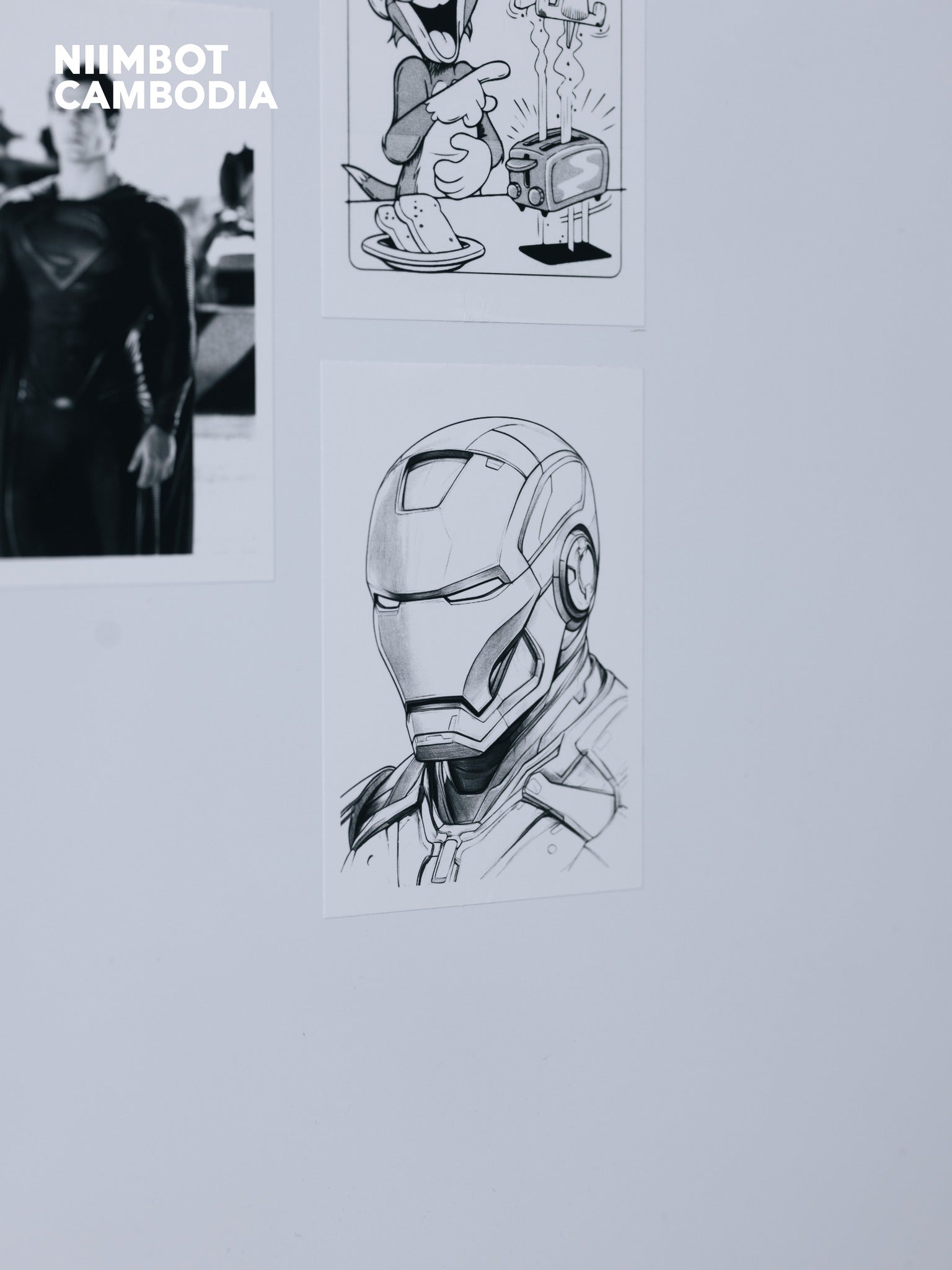 Niimbot T54*80-100 Pure white photo paper only for B21 Pro