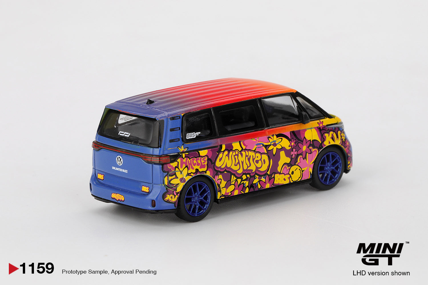 MINIGT - 1/64 Volkswagen ID.Buzz KW/BBS