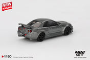 MINIGT - 1/64 Nissan Skyline GT-R Dark Metal Gray (NISMO BNR34 CRS Version)