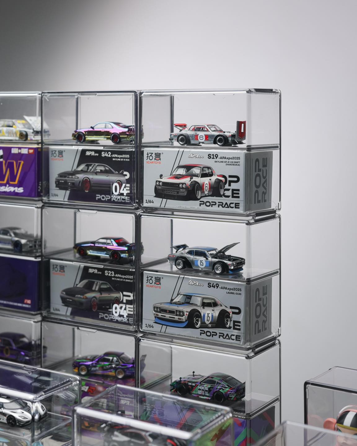 TuoToy 01 Standard Display Box MINIGT - TW - POPRACE