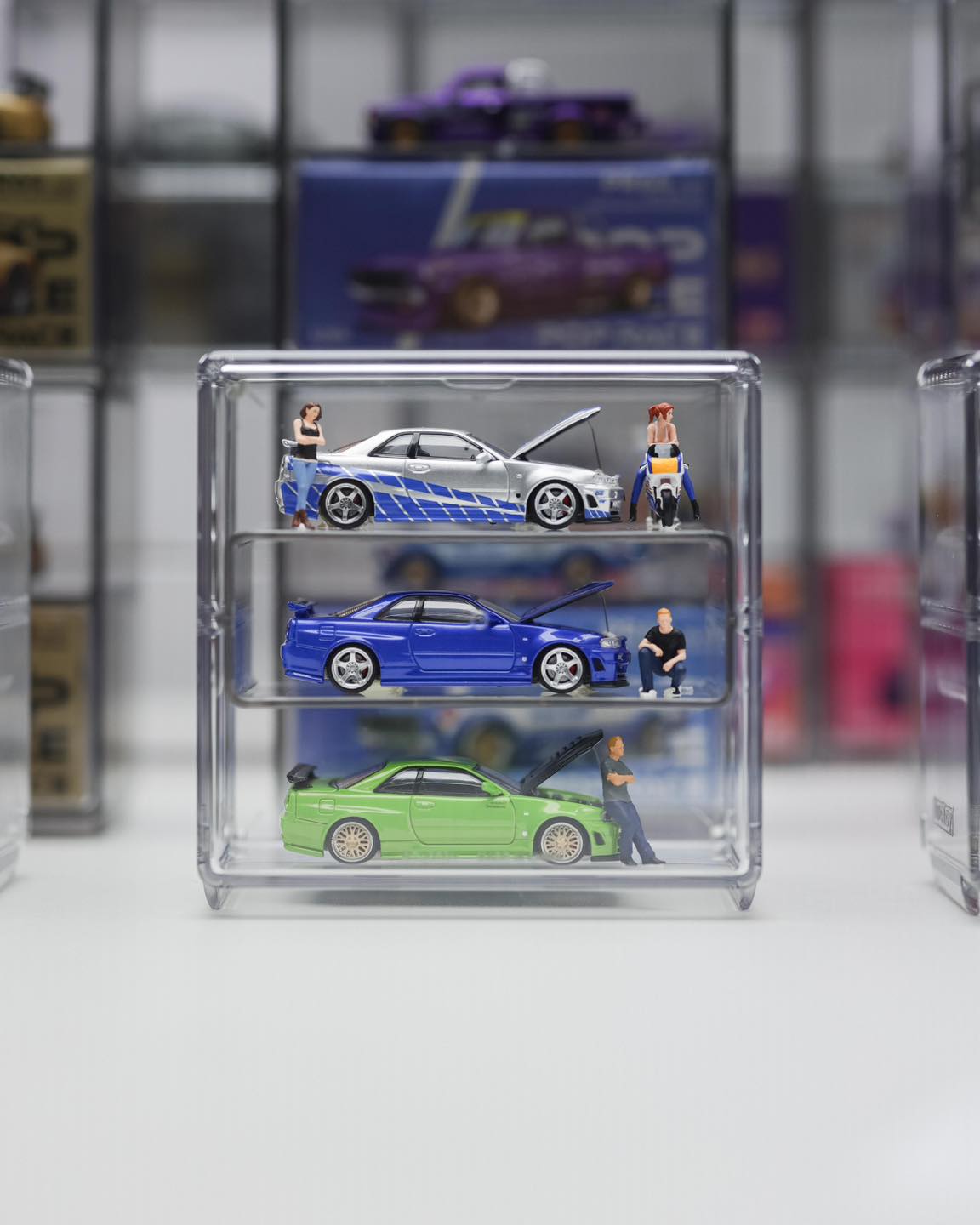 TuoToy 03 Standard Display Box Hotwheel - Inno - Kyosho