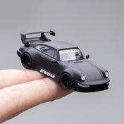 DECODE 1:64 PORSCHE 911 WIDEBODY RWB964 MATTE BLACK LIMITED 500PCS