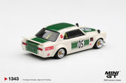 MINIGT 1/64 Nissan Skyline LB-WORKS "HAKOSUKA" White / Green