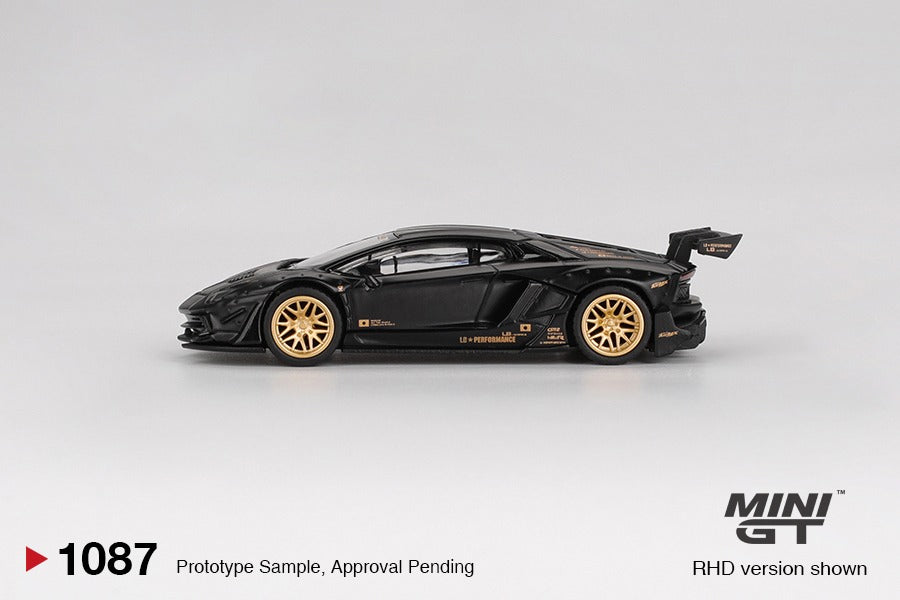 MINIGT 1/64 LB★WORKS Lamborghini Aventador Limited Edition Matte Black