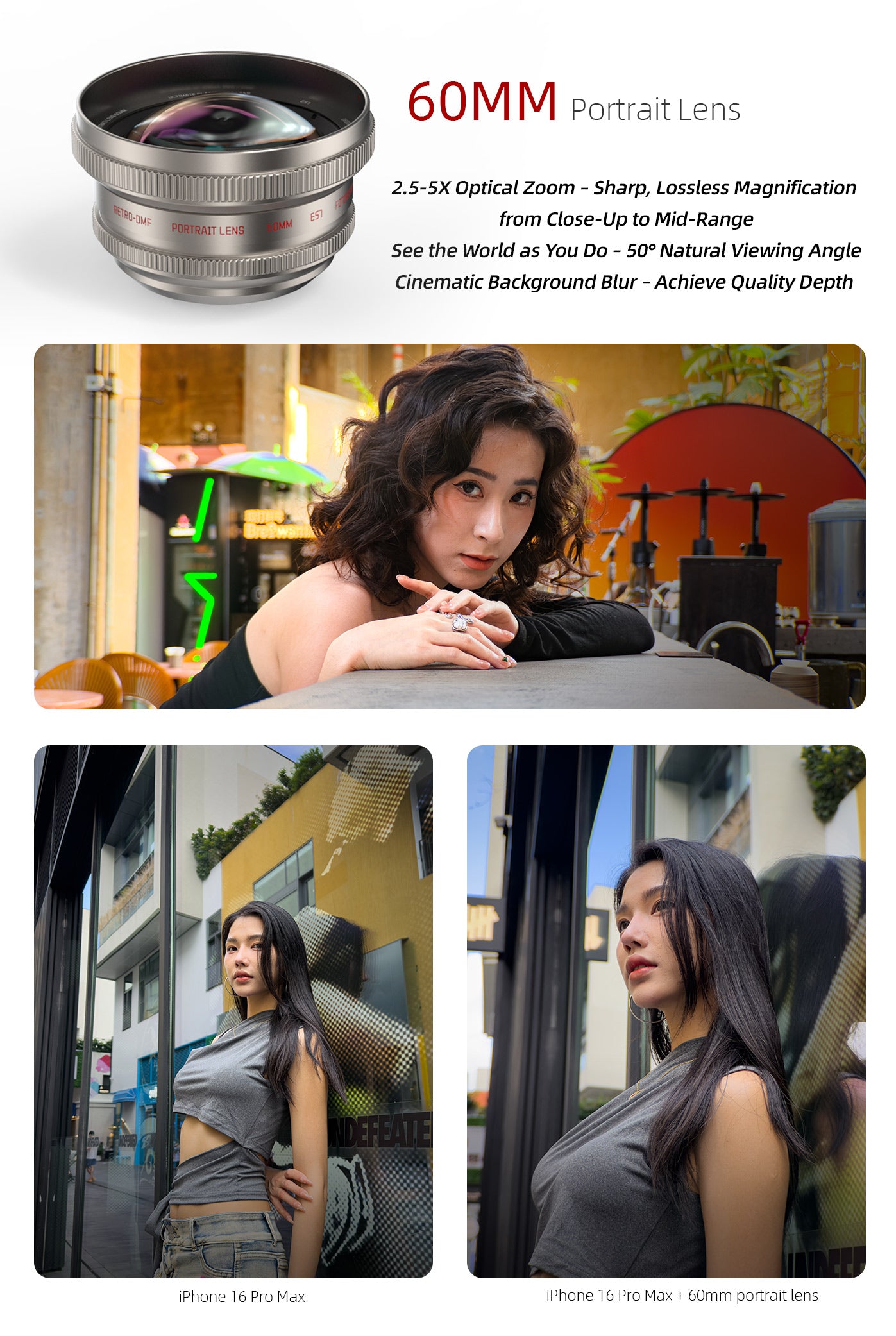 Retro series: 60mm Portrait Lens