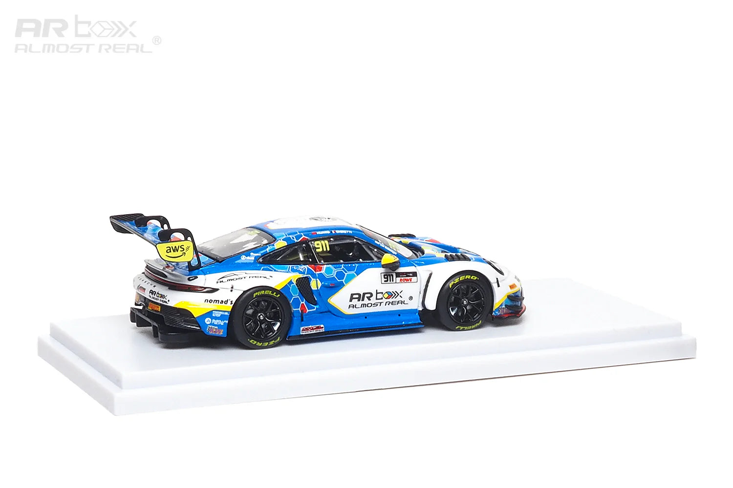 AR Box 1:64 合金模型！保时捷官方授权产品，992 GT3 R 赛道版