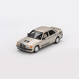MINIGT 1/64 MERCEDES-BENZ 190 E 2.3-16 #11 AYRTON SENNA 1984 NÜRBURGRING RACE OF CHAMPIONS W/ FIGURE