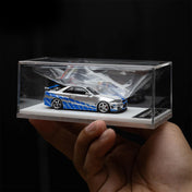 NISSAN GTR34 OPEN COVER EDITION SPEED AND PASSION BLUE SILVER – FIGURE