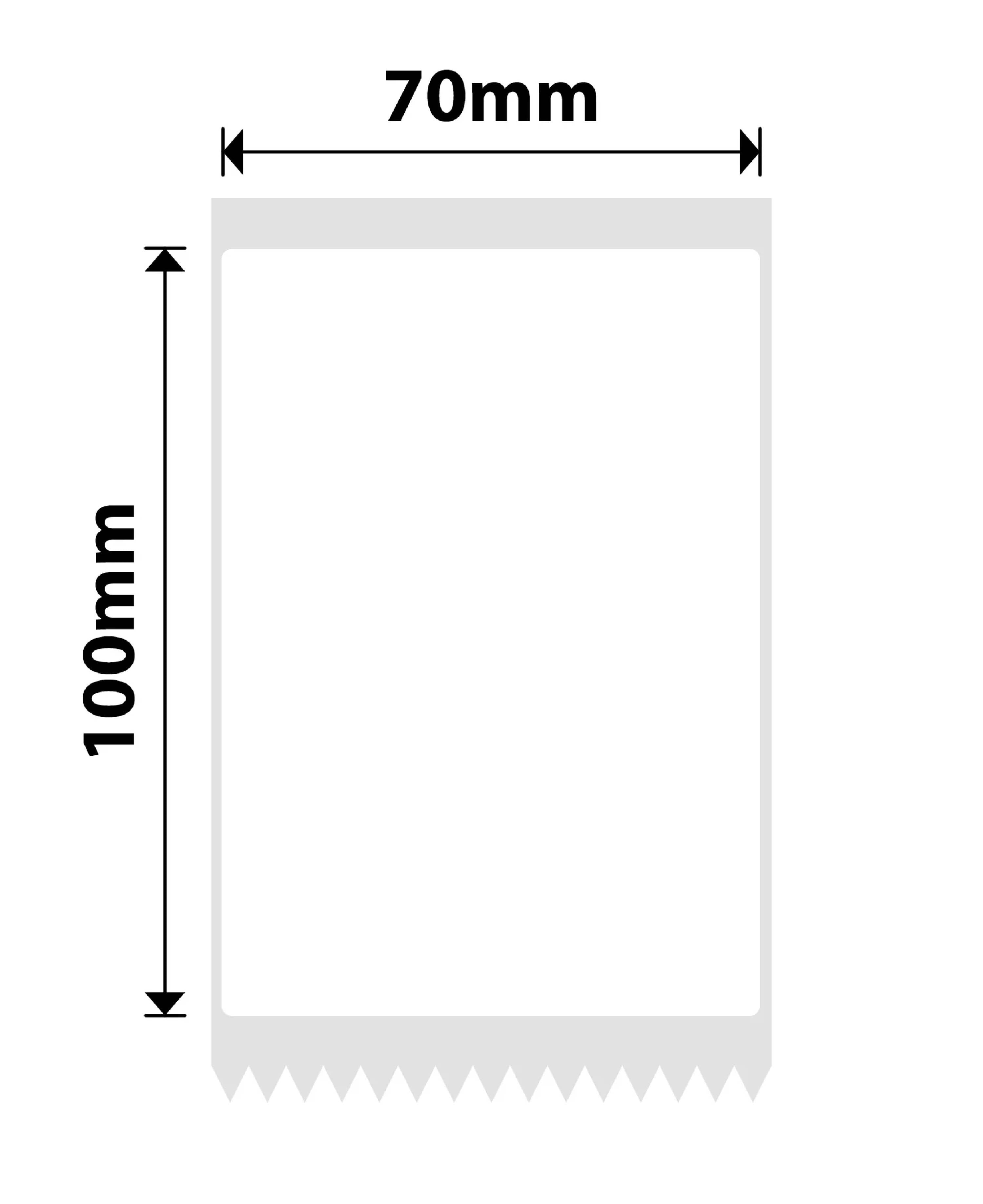T70*100mm-75 White