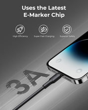 VOLTME EDC USB C to Lightning Cable 30W 3A (1.2m)