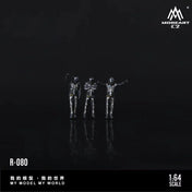 MOREART 1/64 BONE DRAGON RACING CAR DOLL SET