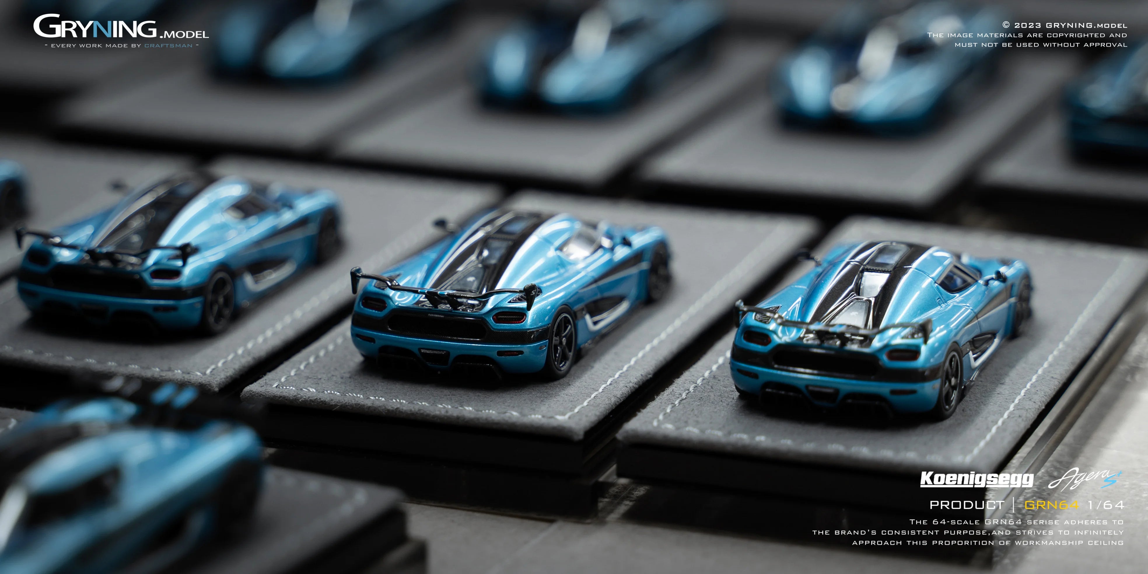 GRYNING.model 1/64 Koenigsegg Agera S+Medusa