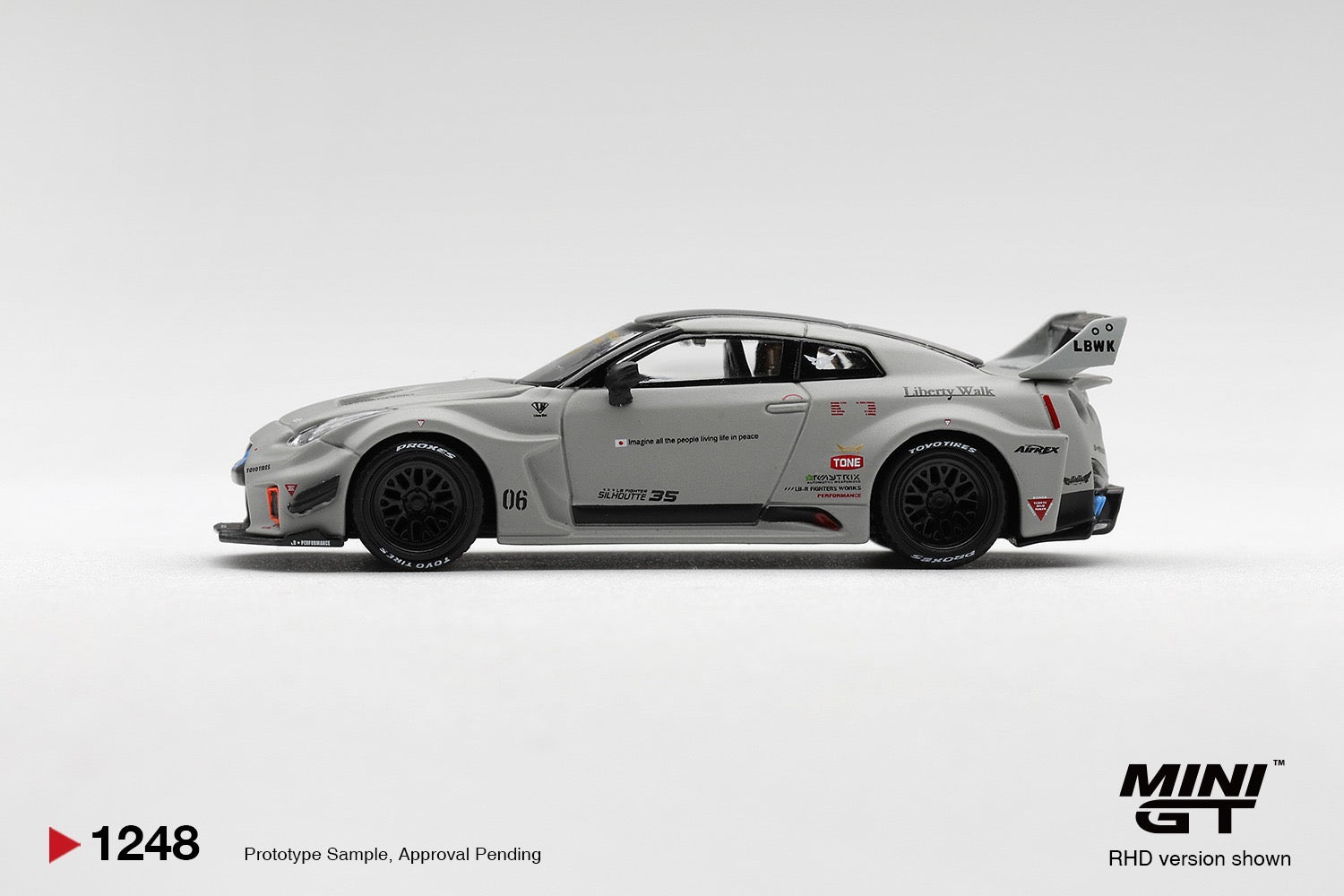 MINIGT 1/64 NISSAN LB-Silhouette WORKS GT 35GT-RR Ver.1 Matt Grey