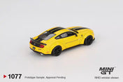 MINI GT 1/64 No.1077 LB-WORKS FORD MUSTANG Triple Yellow