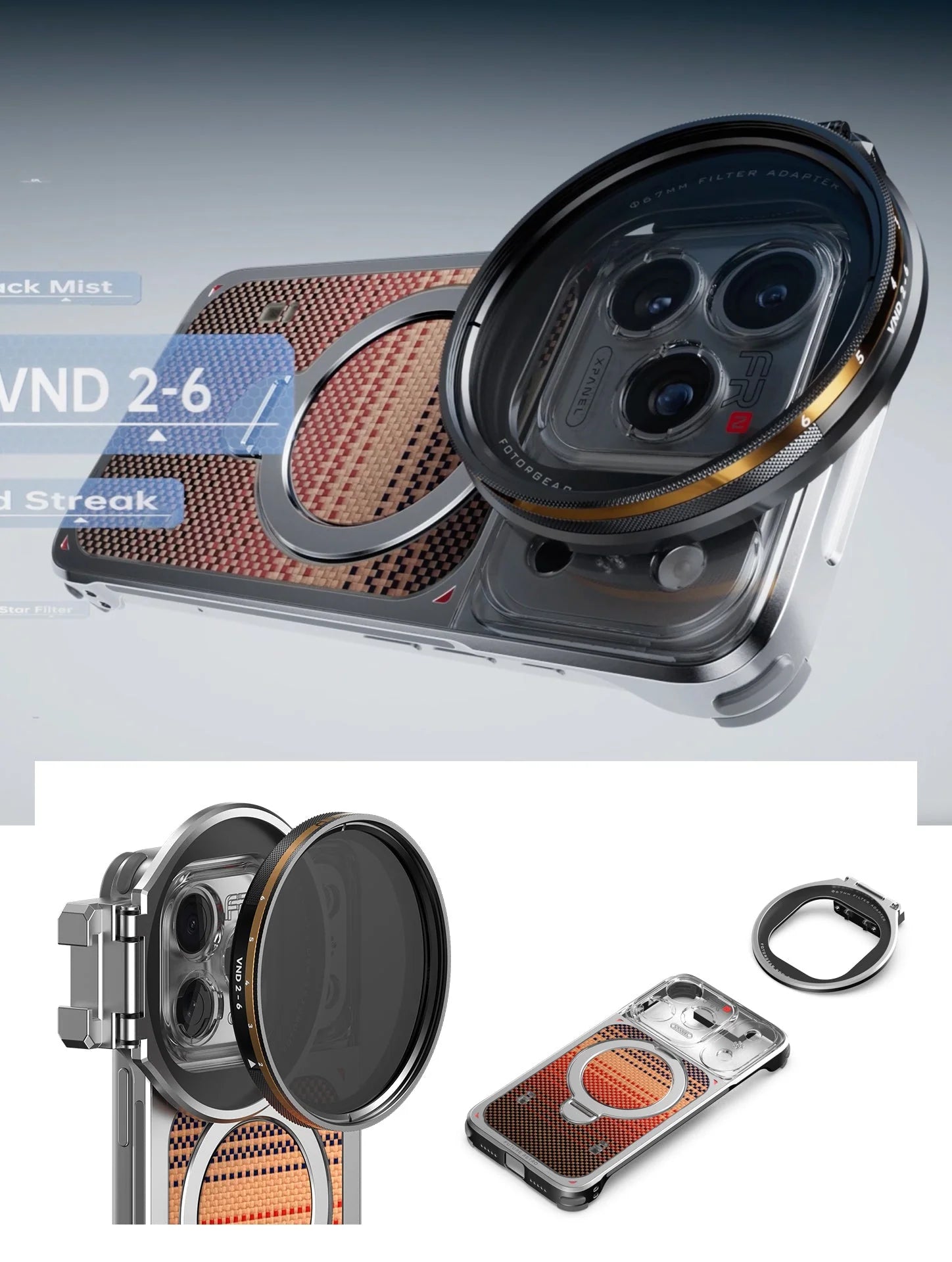 FR Series: Modular Photography Case For IPhone 17 Pro Max