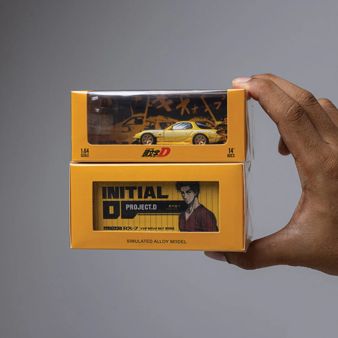 MAZDA RX-7 RAIN PALACE FIRST TEXT D COMIC VERSION CONTAINER SET