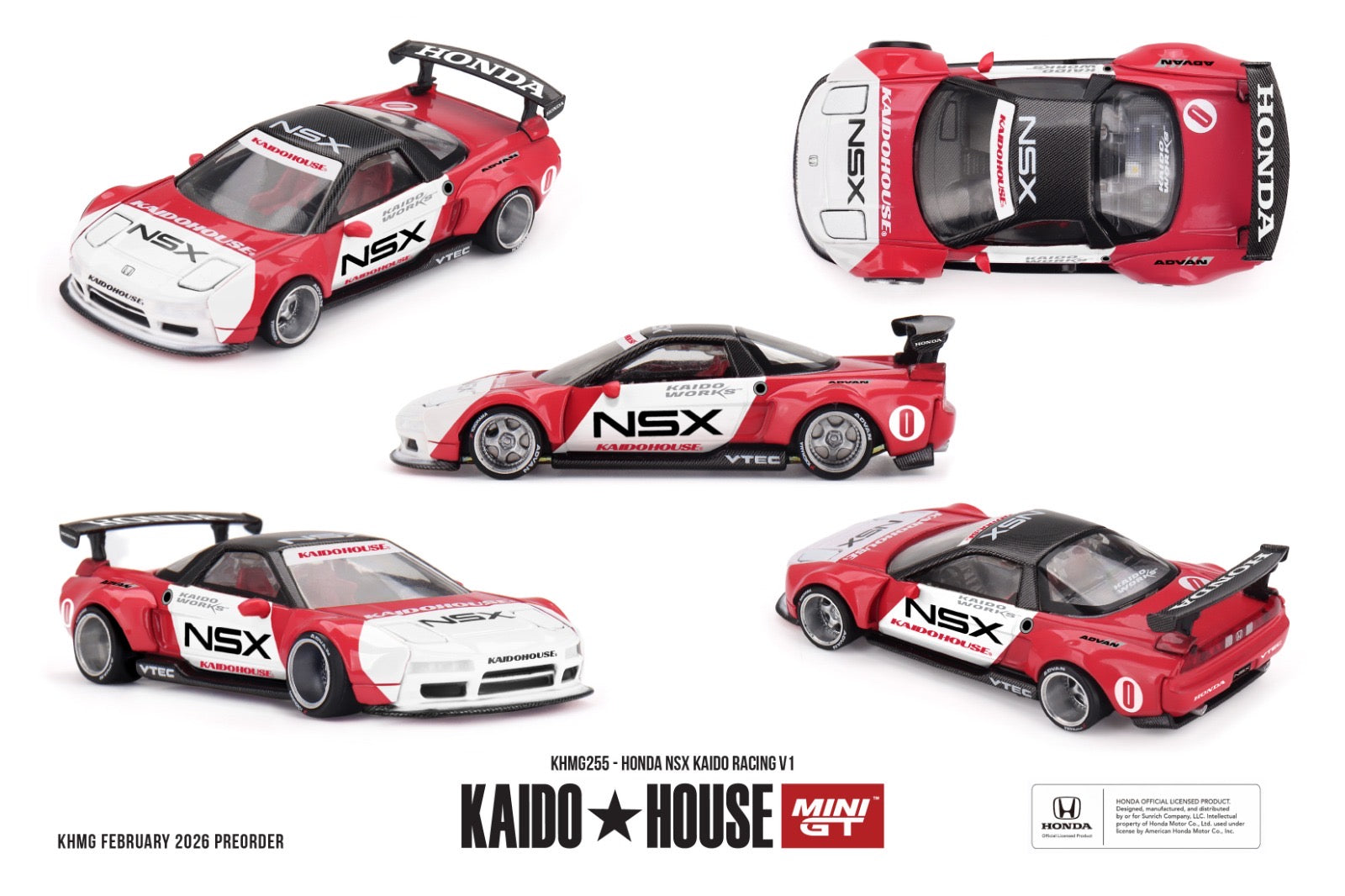 KAIDO HOUSE X MINI GT 1/64 Honda NSX Kaido Racing V1