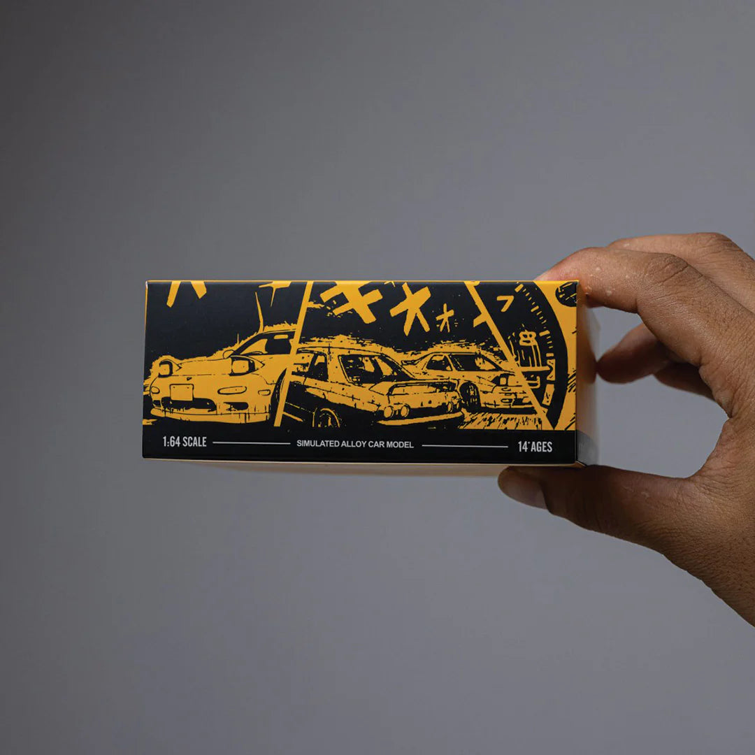 MAZDA RX-7 RAIN PALACE FIRST TEXT D COMIC VERSION CONTAINER SET