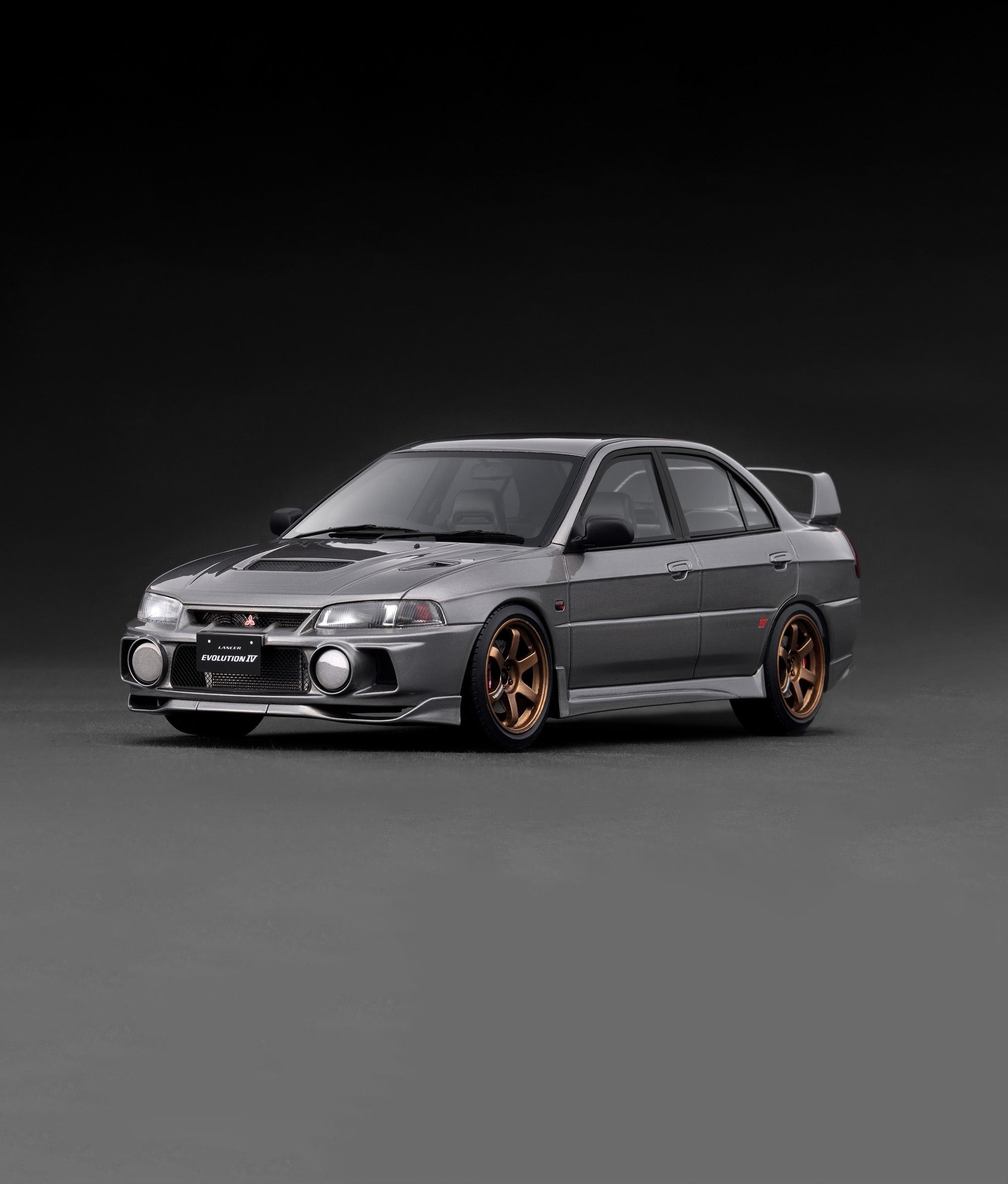 IGNITION MODEL Mitsubishi LANCER EVOLUTION Ⅳ (CN9A) Gun Metallic IG3851