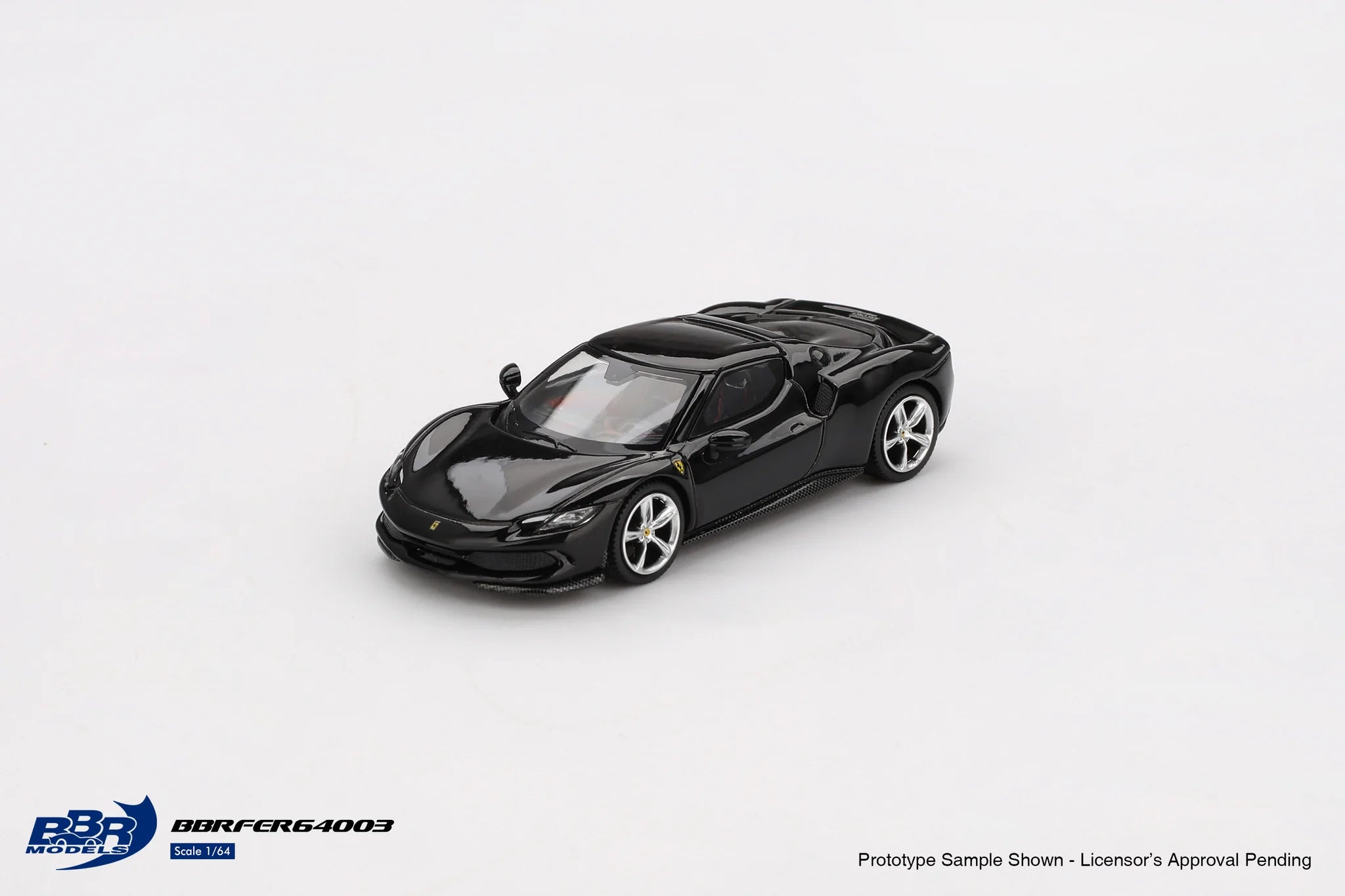BBR - Ferrari 296 GTB Nero Daytona