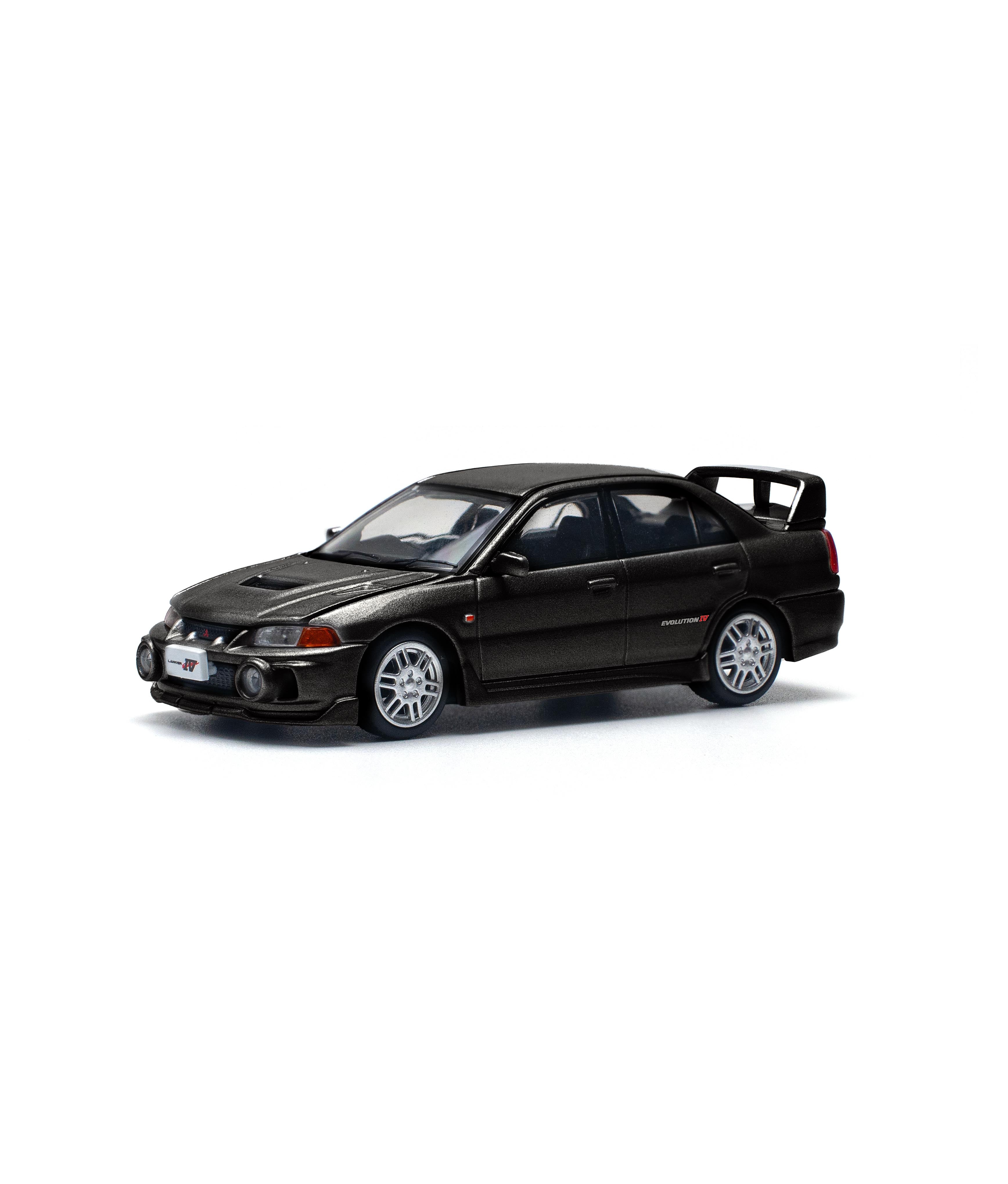 POPRACE 1:64 MITSUBISHI LANCER EVOLUTION IV – PYRENEES BLACK PEARL