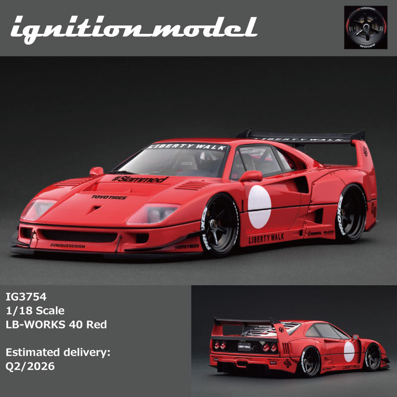 IGNITION MODEL LB-WORKS 40 Red IG3754