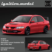 IGNITION MODEL Mitsubishi Lancer EvolutionⅧ MR (CT9A) Red IG3833