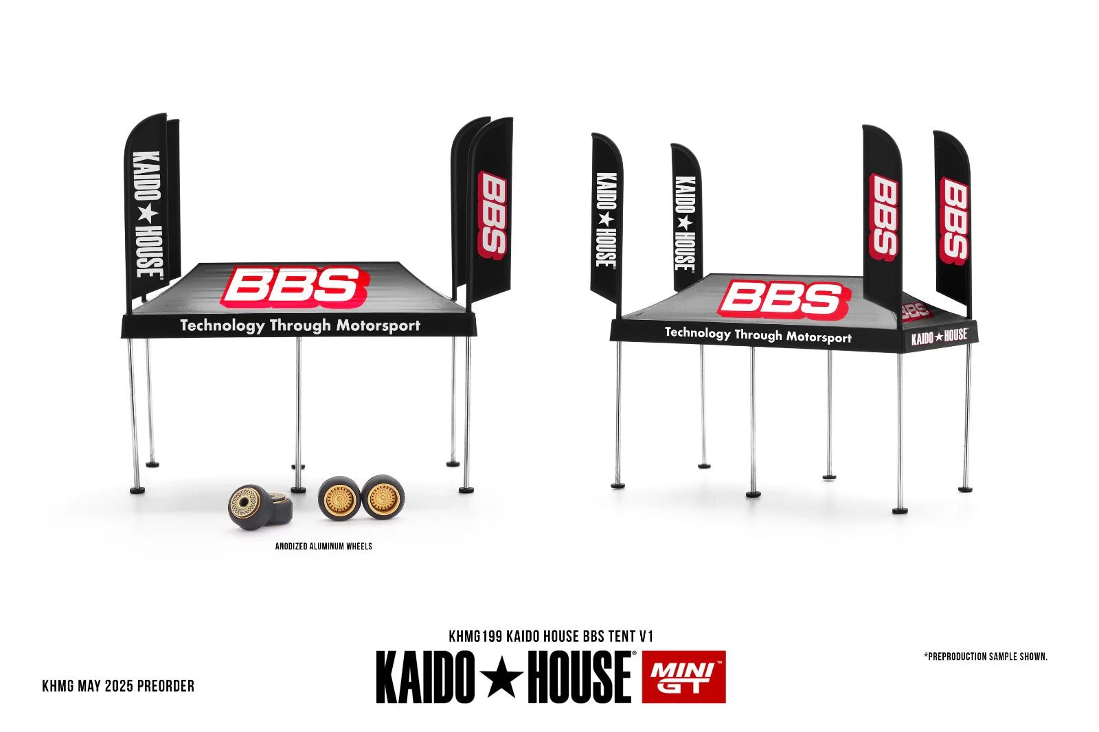 KAIDO HOUSE X MINI GT 1:64 Diecast Model Car - Kaido House BBS Tent V1