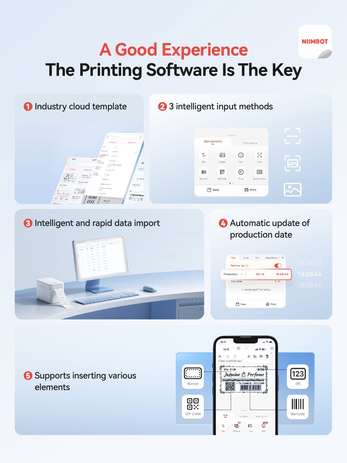 NIIMBOT K2 Desktop Label Printer