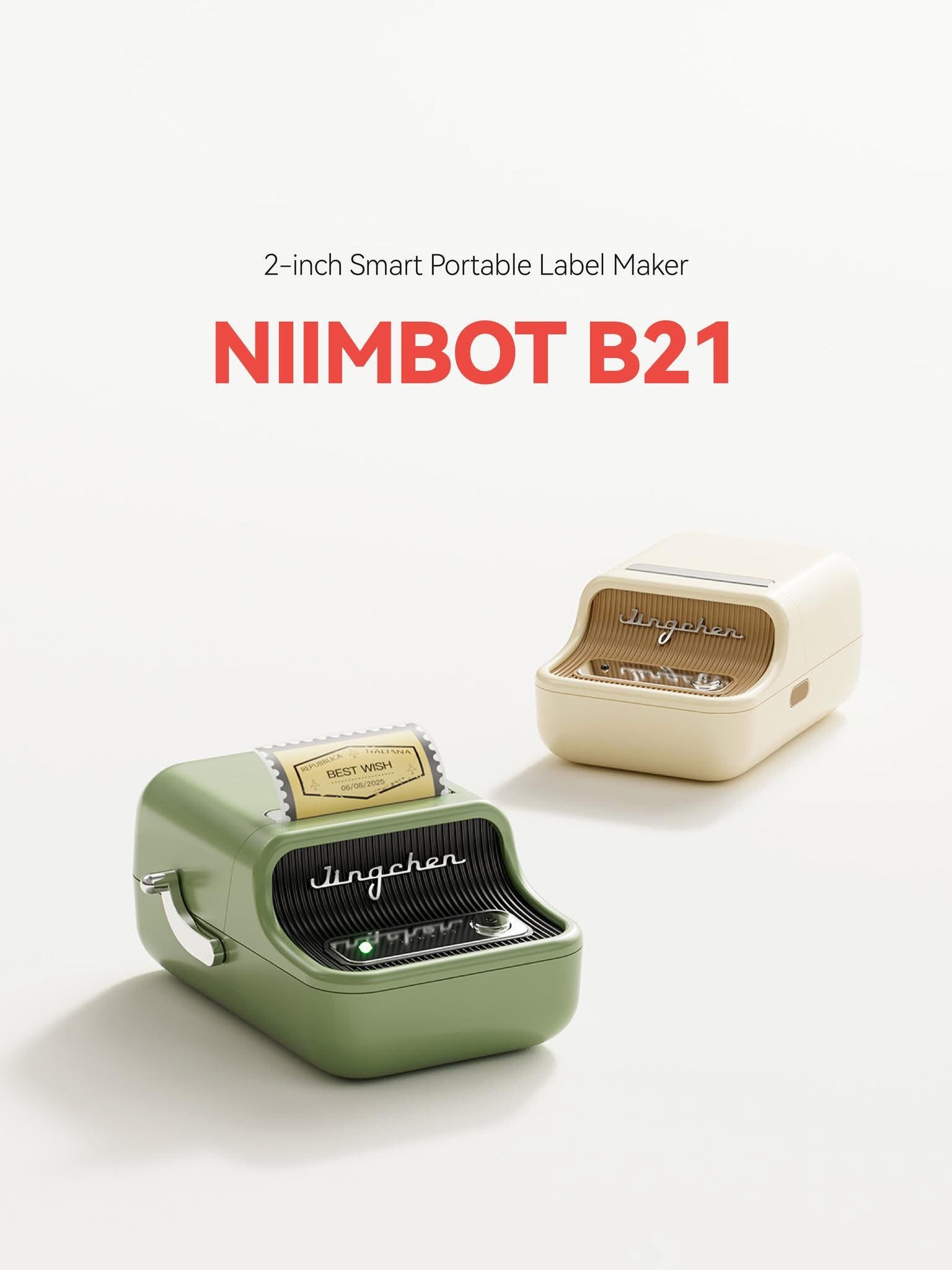 NIIMBOT B21S Portable Inkless Thermal Label Printer
