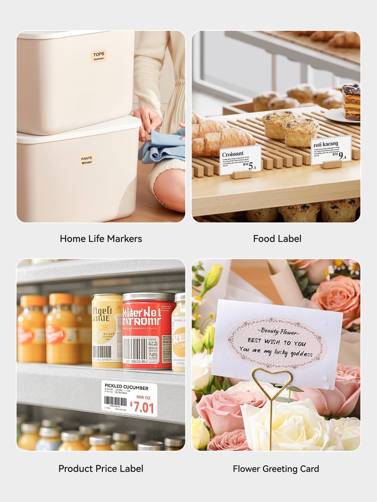 NIIMBOT B21S Portable Inkless Thermal Label Printer